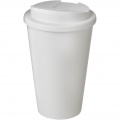 Americano® 350 ml mugg med spillsäkert lock, Vit