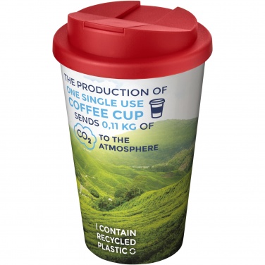 Logotrade kampanjprodukter bild: Brite-Americano® 350 ml mugg med spillsäkert lock