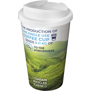 Logotrade profilprodukter bild: Brite-Americano® 350 ml mugg med spillsäkert lock