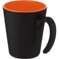 Oli 360 ml keramikmugg med handtag, Orange / Solid svart