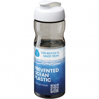 Logotrade presentreklam bild: H2O Active® Eco Base 650 ml sportflaska med uppfällbart lock