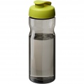 H2O Active® Eco Base 650 ml sportflaska med uppfällbart lock, Lime / Träkol