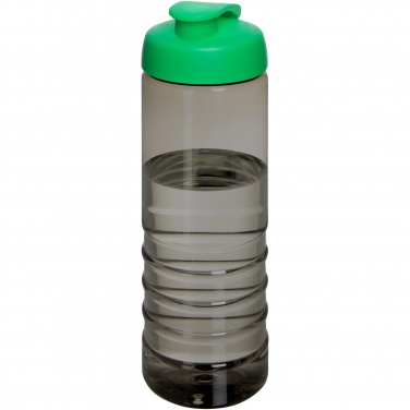 Logotrade profilprodukter bild: H2O Active® Eco Treble 750 ml sportflaska med uppfällbart lock