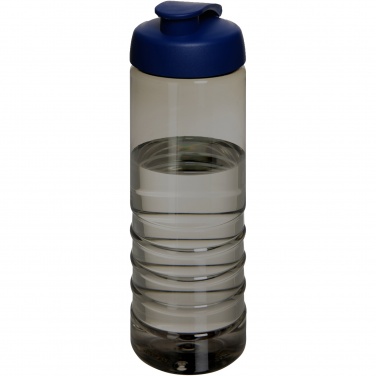 Logotrade profilprodukter bild: H2O Active® Eco Treble 750 ml sportflaska med uppfällbart lock