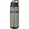 H2O Active® Eco Vibe 850 ml sportflaska med piplock , Träkol / Solid svart