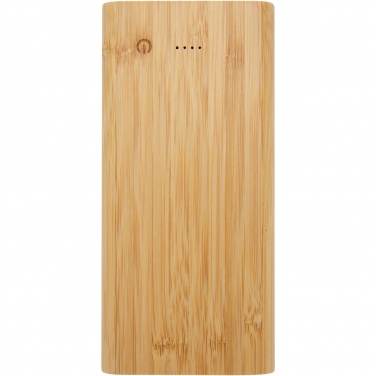 Logotrade reklamprodukter bild: Tulda 10,000 mAh powerbank i bambu