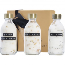 Wellmark Just Relax 3-delad presentförpackning med badsalt, 200 ml