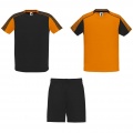 Juve sportset för barn, Orange / Solid svart