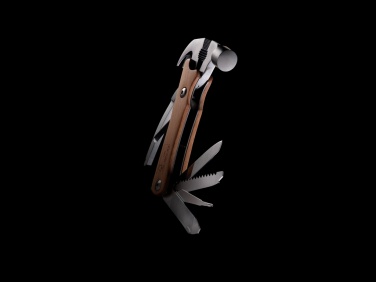 Logotrade reklamprodukter bild: Multitool hammare i trä