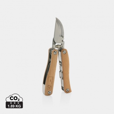 Logotrade presentreklam bild: Multitool för trädgården i trä