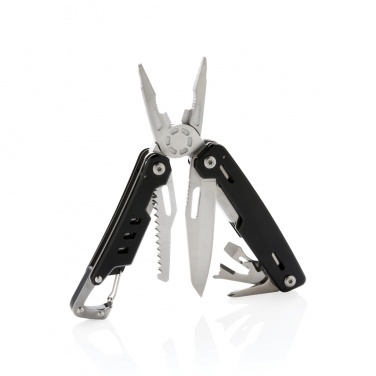 Logotrade profilprodukter bild: Solid multitool med karbinhake