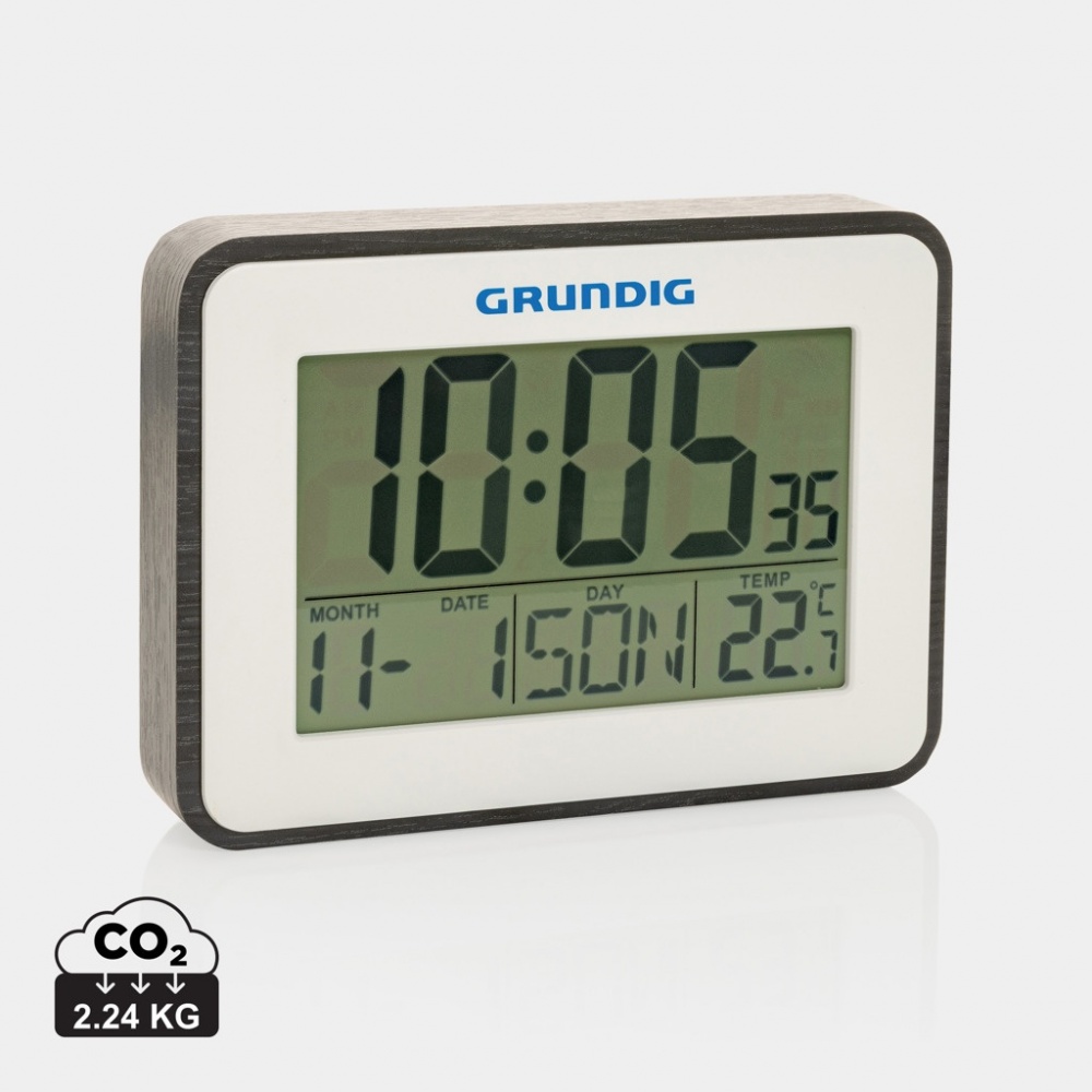 Logotrade kampanjprodukter bild: Grundig väderstation, alarm och kalender