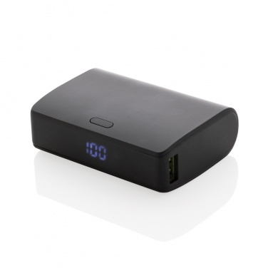 Logotrade kampanjprodukter bild: FlashCharge 10.000mAh powerbank snabbladdning, RCS rplast