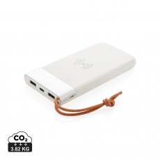 Aria 8.000 mAh 5W powerbank med trådlös laddning