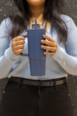 Logotrade reklamprodukter bild: Tana mugg med handtag 900ml RCS återvunnen plast