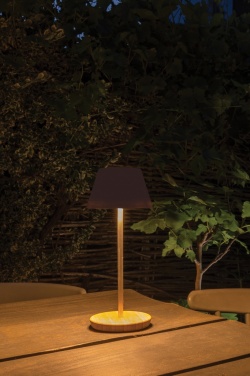 Logotrade profilprodukter bild: Pure Glow USB återuppladdningsbar bordslampa RCS rplast