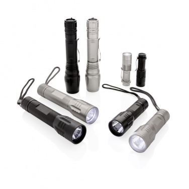 Logotrade kampanjprodukter bild: 10W Heavy duty CREE-ficklampa