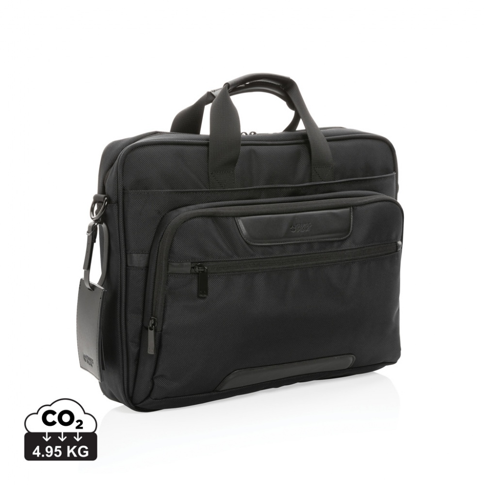 Logotrade profilprodukter bild: Swiss Peak AWARE™ RPET Voyager 15.6" laptopväska