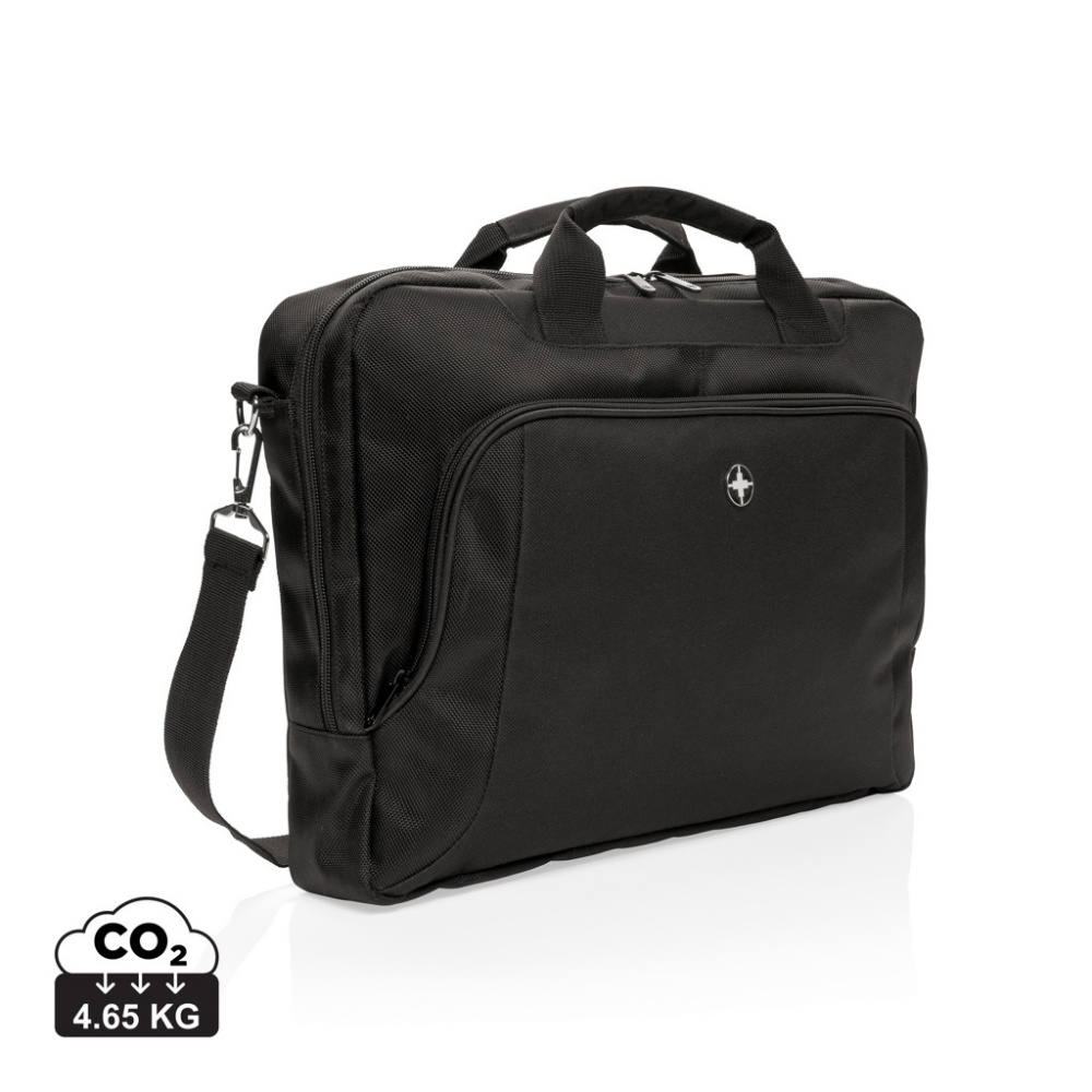 Logotrade reklamprodukter bild: Swiss Peak deluxe 15“ laptopväska