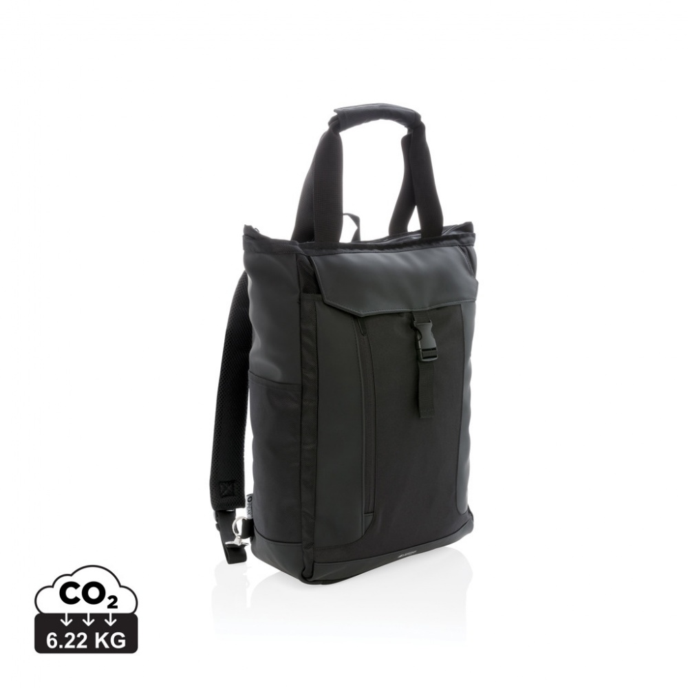 Logotrade reklamprodukter bild: Swiss Peak RFID 15" laptop toteväska, PVC-fri