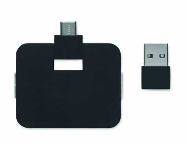 Logotrade reklamprodukter bild: USB-hubb med 4 portar