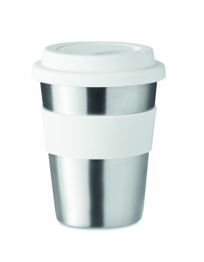 Logotrade kampanjprodukter bild: Take away mugg rostfri