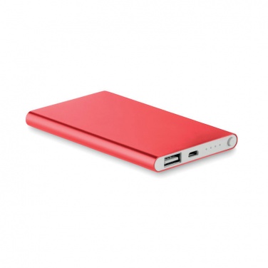 Logotrade profilreklam bild: Aluminium powerbank 4000 mAh