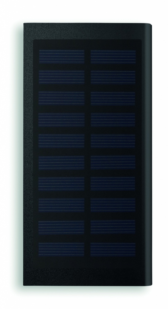 Logotrade profilreklam bild: Solcells power bank 8000 mAh