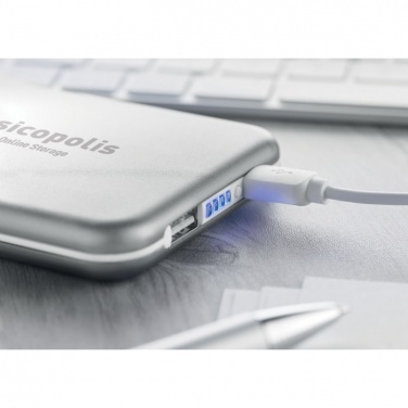 Logotrade presentreklam bild: 4000 mAH sol Powerbank