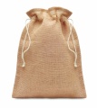 Presentpåse jute small, Beige