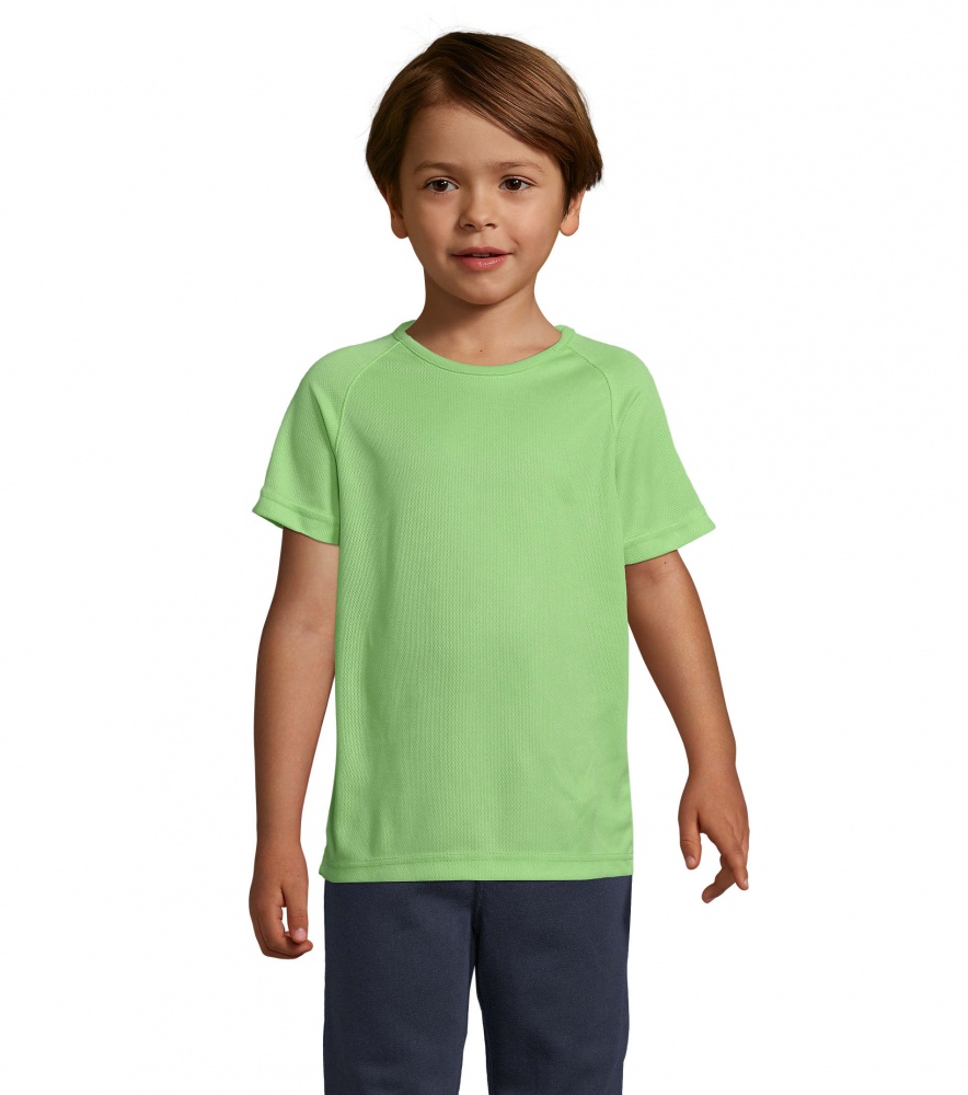 Logotrade profilreklam bild: SPORTY BARN T-SHIRT 140g