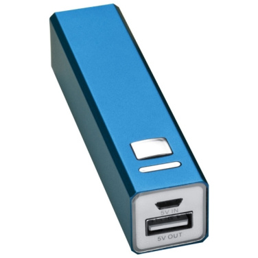 Logotrade profilprodukter bild: Powerbank i metall PORT HOPE 2200mAh