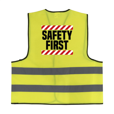 Logotrade profilreklam bild: SafetyFirst säkerhetsväst