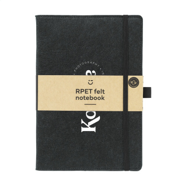 Logotrade kampanjprodukter bild: Felty GRS RPET Paper Notebook A5