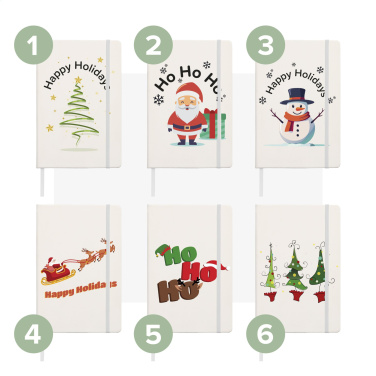 Logotrade kampanjprodukter bild: Pocket Notebook A5 X-Mas