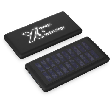 Logotrade profilprodukter bild: SCX.design P30 light-up 8000 mAh soldriven powerbank