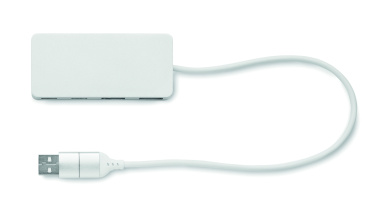 Logotrade presentreklam bild: USB-hubb 4 portar 27,5 cm