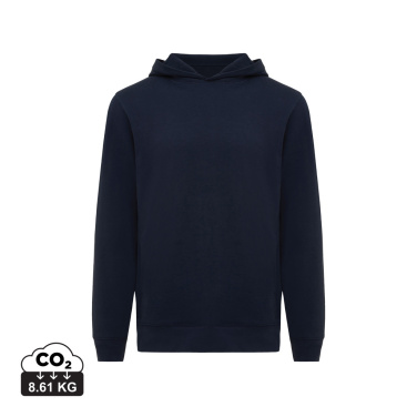 Logotrade presentreklam bild: Iqoniq Yengo hoodie  i återvunnen bomull med sidofickor