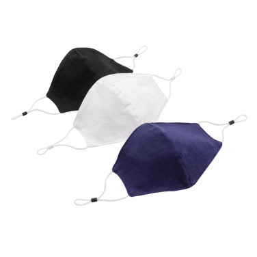 Logotrade profilprodukter bild: Återanvändningsbart 2-lager munskydd i bomull