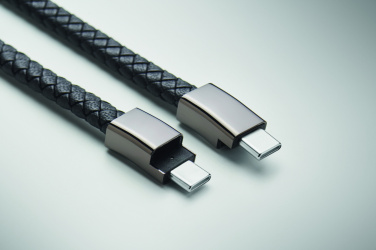 Logotrade profilprodukter bild: Flätad armband/kabel typ-C