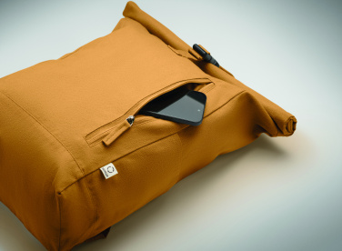 Logotrade presentreklam bild: Rolltop-ryggsäck 390 gr/m²