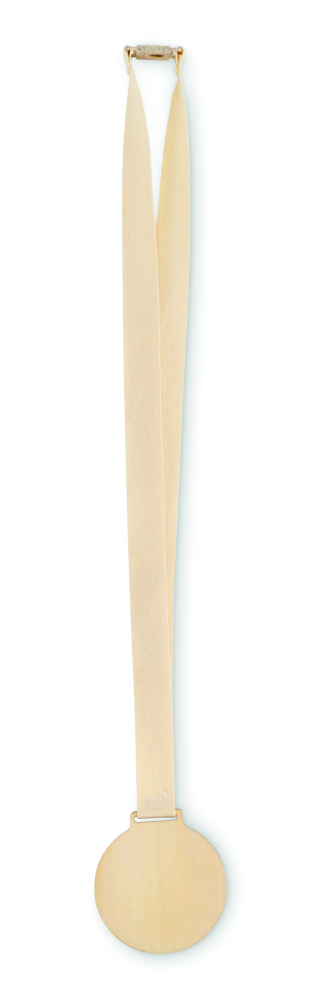 Logotrade reklamprodukter bild: Medalj i trä