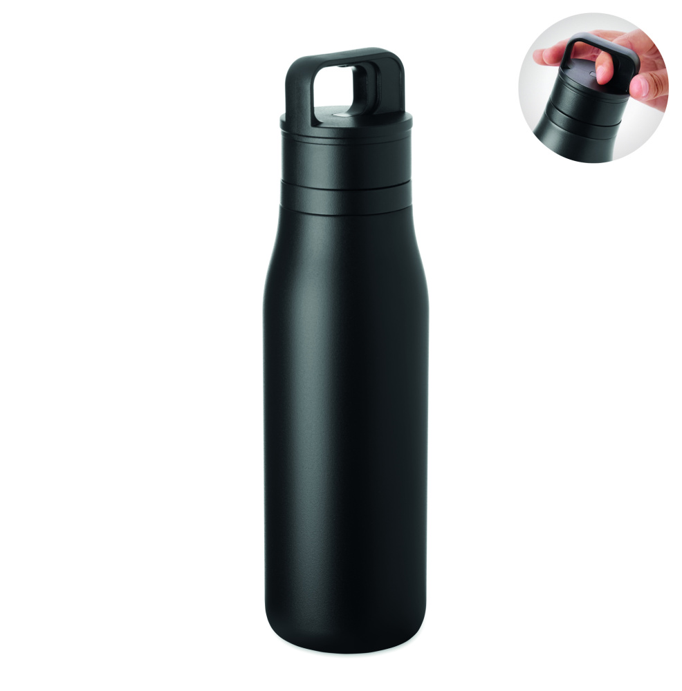 Logotrade profilprodukter bild: Dubbelväggig flaska 500 ml