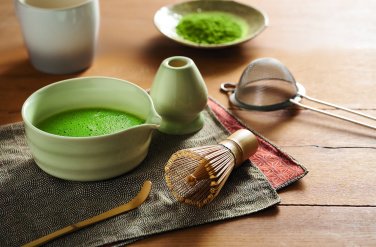 Logotrade presentreklam bild: Matcha tea set 5 st