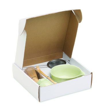 Logotrade presentreklam bild: Matcha tea set 5 st