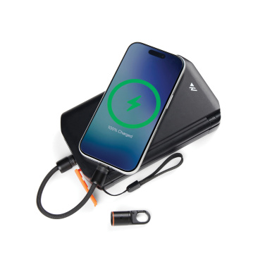 Logotrade profilreklam bild: Nordic Drift Everest USB-C 60W snabbladdningskabel karbinhak