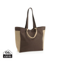 BEAU AWARE™ 400 gsm återvunnen canvas allround shoppingväska, brun