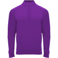 Epiro långärmad sweatshirt med kvartslång dragkedja för barn, Malva